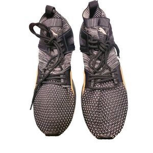 Mens Puma Blaze Of Glory Limitless HI Evoknit Sneakers Shoes Black Khaki White 3